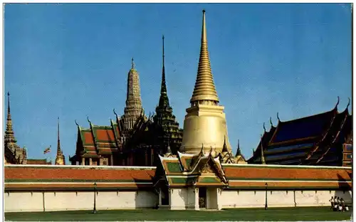 Thailand - Back side of The Emerald Buddha Temple -106556