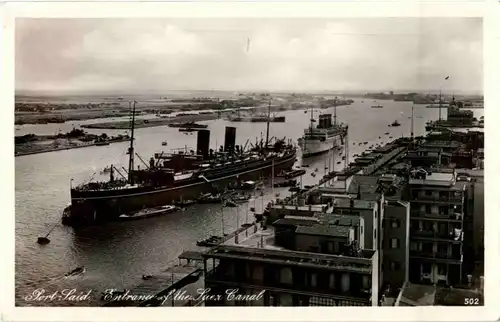 Port-Said - Entrance of the Suez Canal -48044