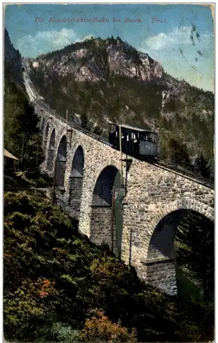 Die Mendeldrahtseilbahn bei Bozen -105536