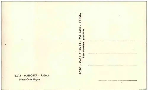 Mallorca - Palma - Playa Cala Mayor -106682