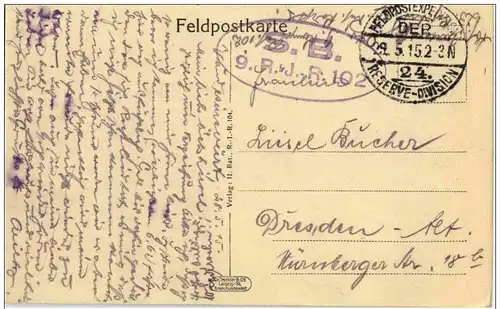 Kronprinz Georg Denkmal - Feldpost -106676