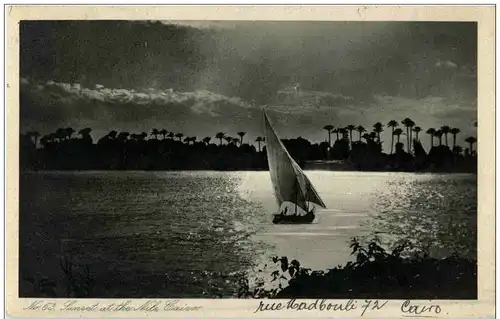 Cairo - Sunset at the Nile -106606