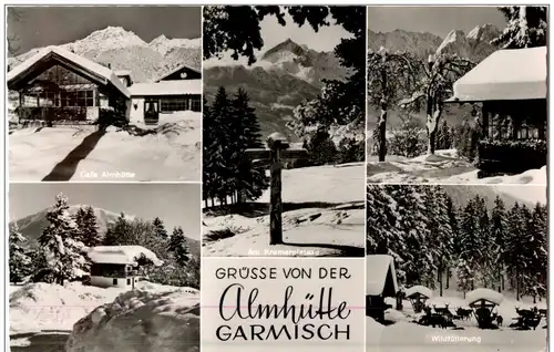 Garmisch - Grüsse von der Almhütte -106058