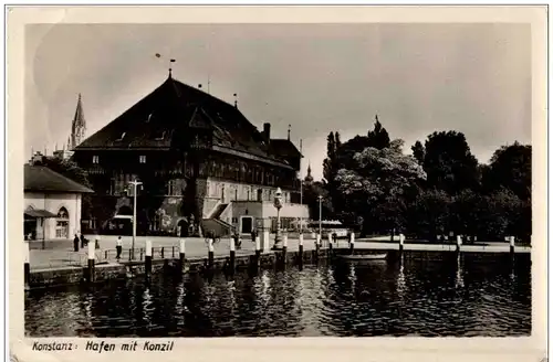 Konstanz - Hafen mit Konzil -107038