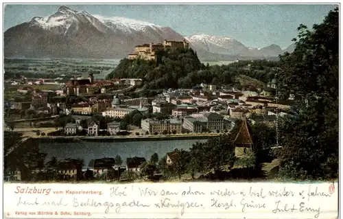 Salzburg vom Kapuzinerberg -107452