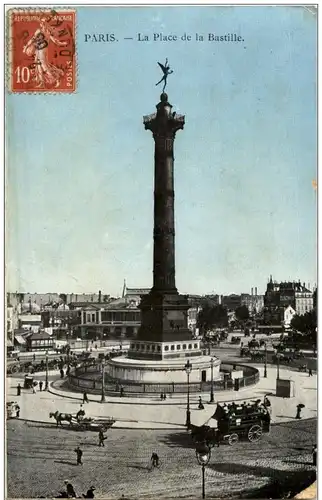 Paris - La Place de la Bastille -107736