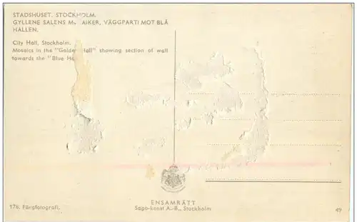 Stockholm - Stadshuset -108188