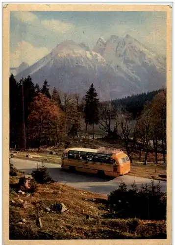 Queralpenstrasse bei Berchtesgaden - Postbus -108258