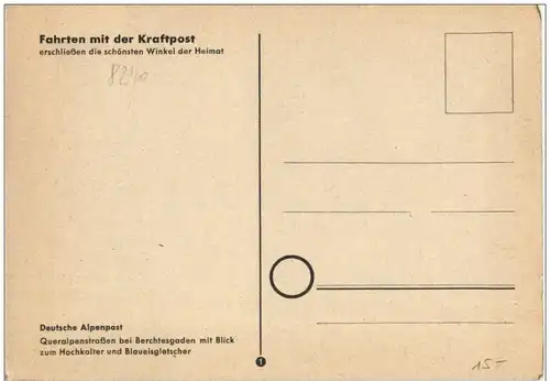 Queralpenstrasse bei Berchtesgaden - Postbus -108258