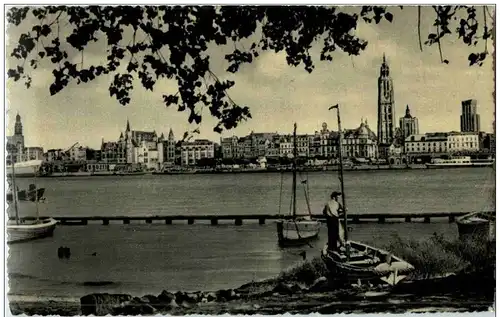Anvers - Vue sur l Escaut -107798