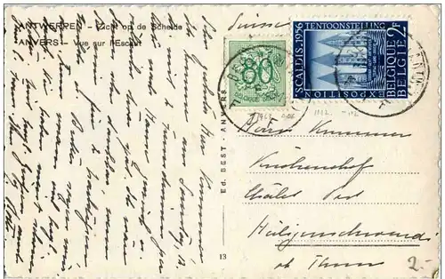 Anvers - Vue sur l Escaut -107798