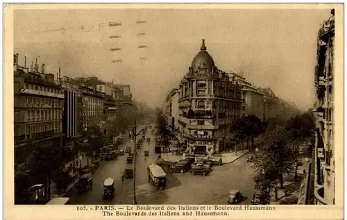 Paris - Le boulevard des Italiens -107710