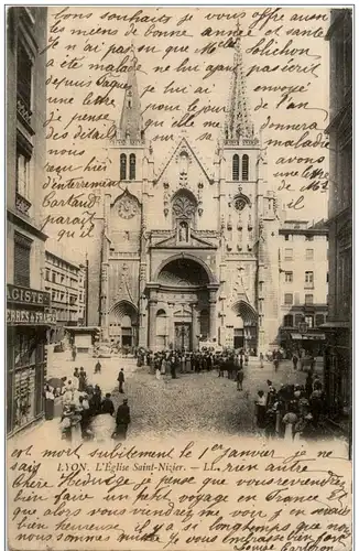 Lyon - L Eglise Saint Nizier -107734