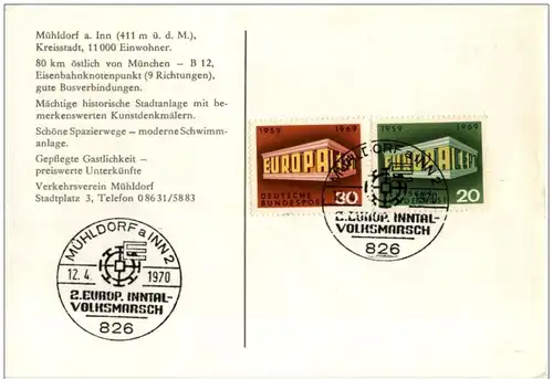 Mühldorf Sonderstempel -108332