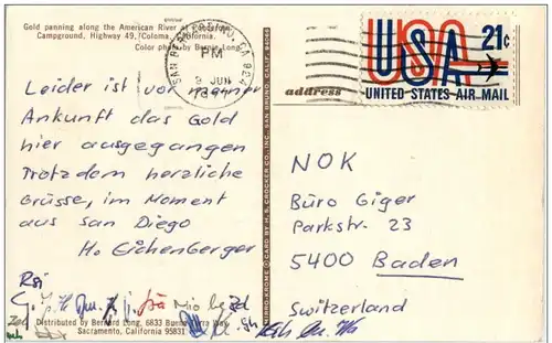 Gold panning along the American River -108226