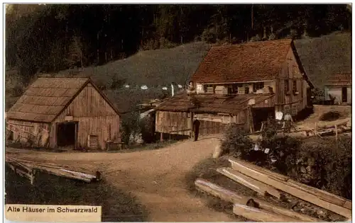 Alte Häuser im Schwarzwald -108948