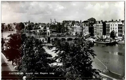 Amsterdam - Amstel met Magere brug -108046