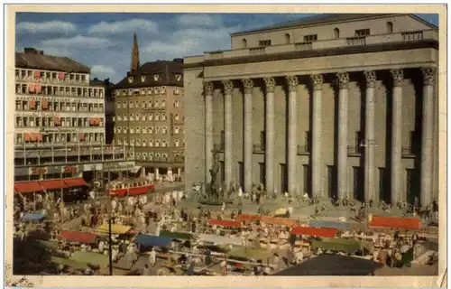 Stockholm - Hötorget med Konserthuset -109794