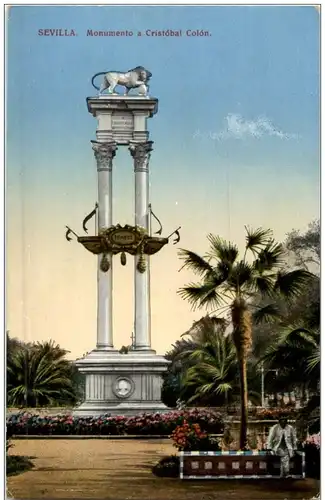 Sevilla - Monumento a Cristobal colon -109672