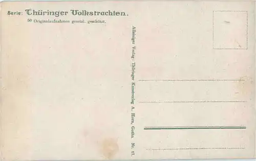 Gruss aus Thüringen - Trachten -52712