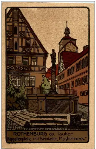 Rothenburg ob Tauber - Kappellenplatz -109034