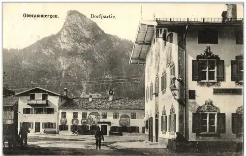 Oberammergau - Dorfpartie -108898