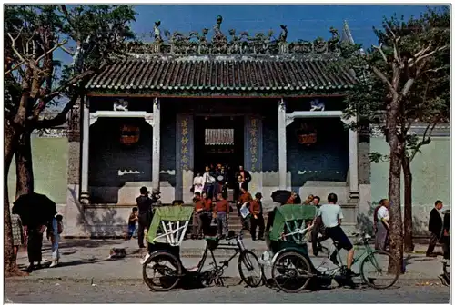 Macao - The front view of the famous temple Kun yum -110624