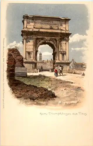 Rom - Triumphbogen des Titus -52872