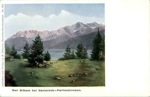 Der Eibsee bei Garmisch Partenkirchen -53012