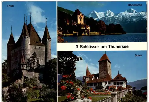 Die Schlösser am Thunersee -110494