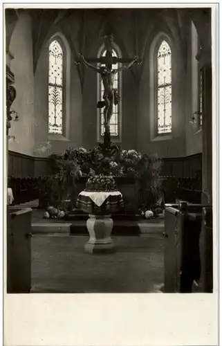 Gross Süssen - Evangelische Kirche am Erntedankfest 1928 -111250