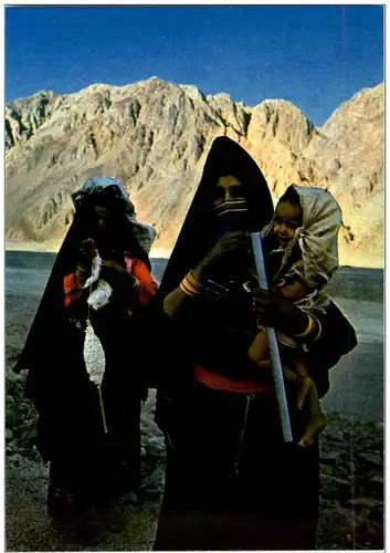 Bedouin women in the Sinai desert -110654