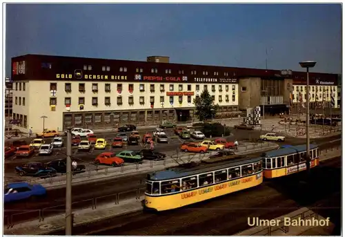 Ulm Bahnhof Strassenbahn -110808