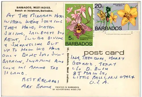 Barbados - Beach at Holetown -110680