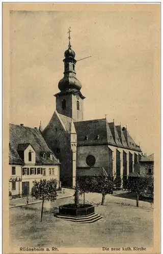 Rüdesheim - Die neue kath. Kirche -111562