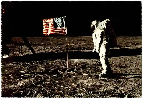 Menschen auf dem Mond 21. Juli 1969 -110822