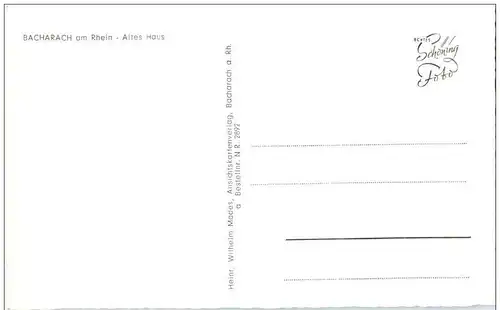 Bacharach - Altes Haus -111622