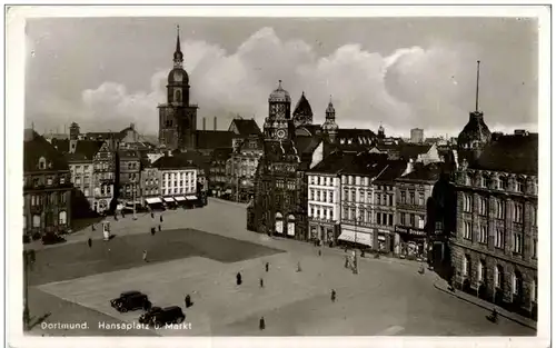 Dortmund - Hansaplatz und Markt -111140