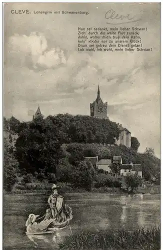 Cleve - Lhengrin mit Schwanenburg -111432
