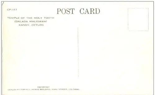 Kandy - Temple of the Holy Tooth -110620