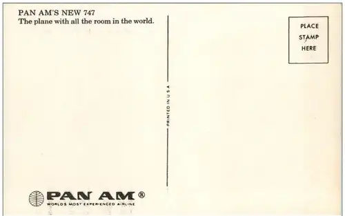 Pan Am New Boing 747 -110890