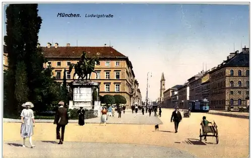München - Ludwigstrasse -112490