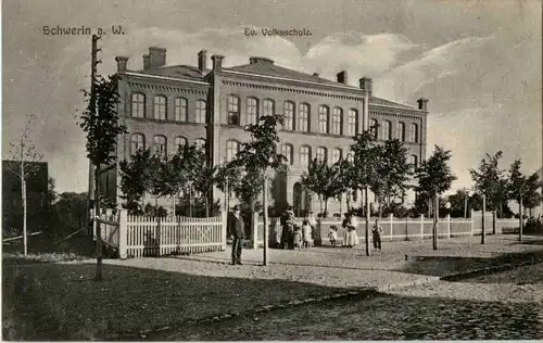Schwerin a d Warthe - Volksschule -55632