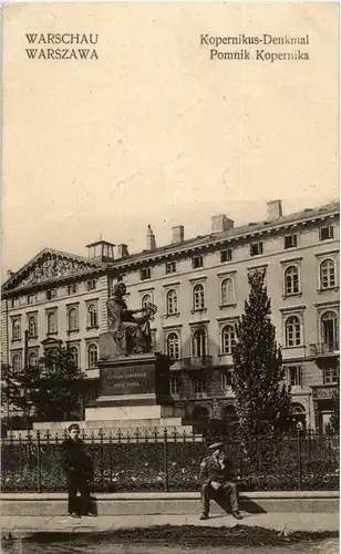 Warschau - Kopernikus Denkmal -55692
