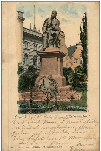 Lübeck - Geibeldenkmal -112700