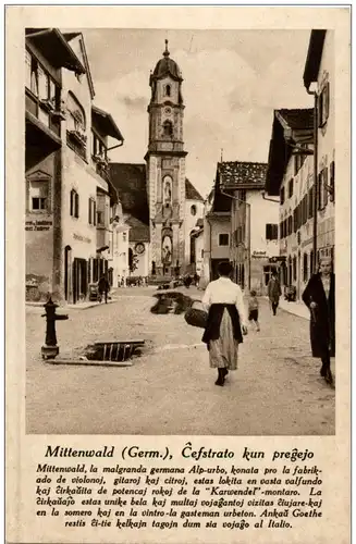 Mittenwald - Esperanto -112694