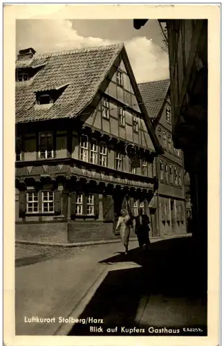 Stolberg Harz - Blick auf Kupfers Gasthaus -112936