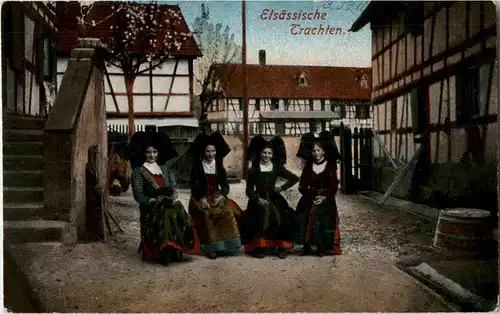 Elsässische Trachten -56132