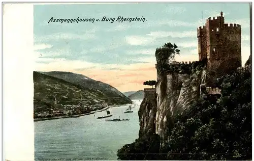 Assmannshausen und Burg Rheinstein -112610