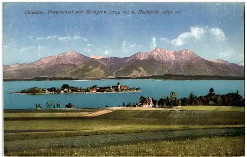 Chiemsee - Fraueninsel mit Hochgern -111920